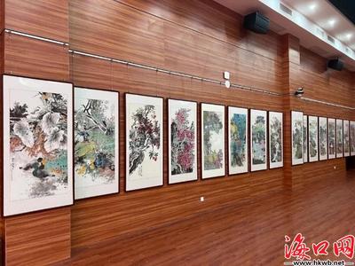 海口市瓊山區(qū)開展"喜迎二十大 助力自貿(mào)港"文藝作品展[圖]